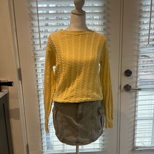 Vintage 100% Cotton Cable Knit Fisherman Sweater